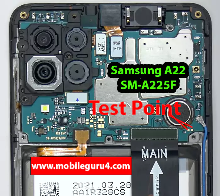 Samsung A22 EDL Point
