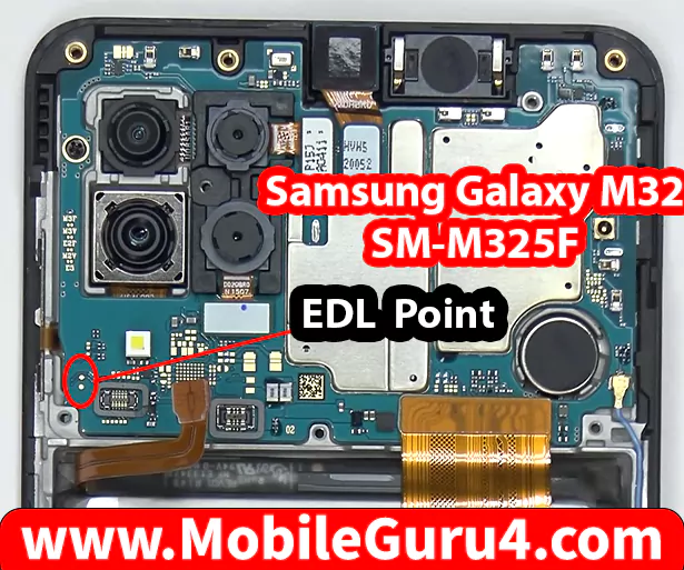 Samsung Galaxy M32 SM M325F EDL Point