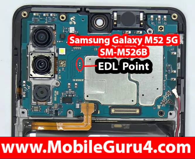 Samsung Galaxy M52 5G SM M526B EDL Point