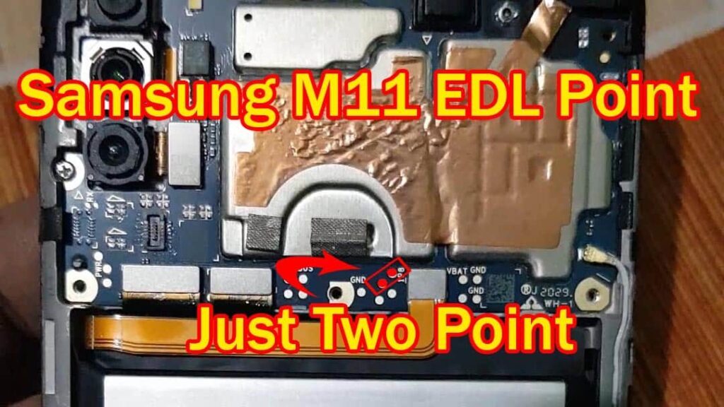 Samsung M11 edl point